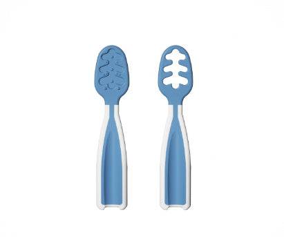 Complementary Food Training Feeding Spoon Flat Head Sticky Silicone - ZEYTONCART