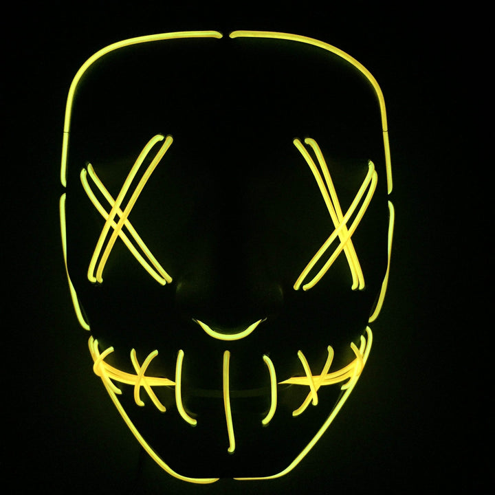 Halloween Led Glowing Full Face Mask - ZEYTONCART