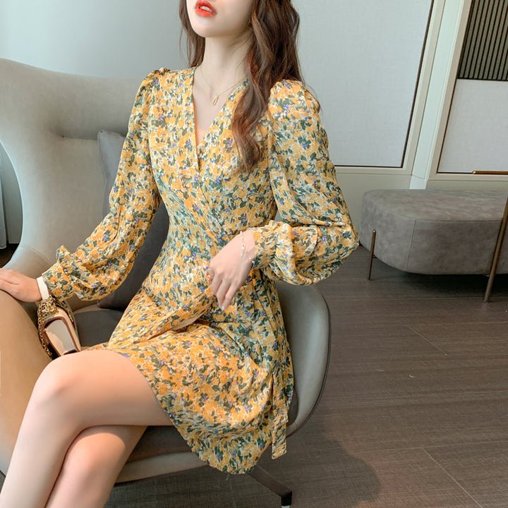 Floral dress women's clothing - ZEYTONCART