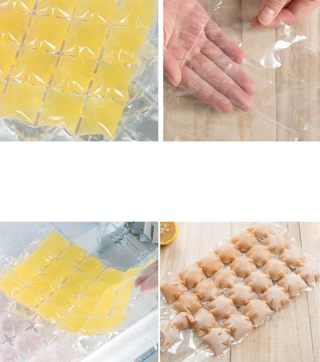 Creative disposable ice pack Self-sealing hygienic ice cubes Frozen ice packs 10 pieces - ZEYTONCART