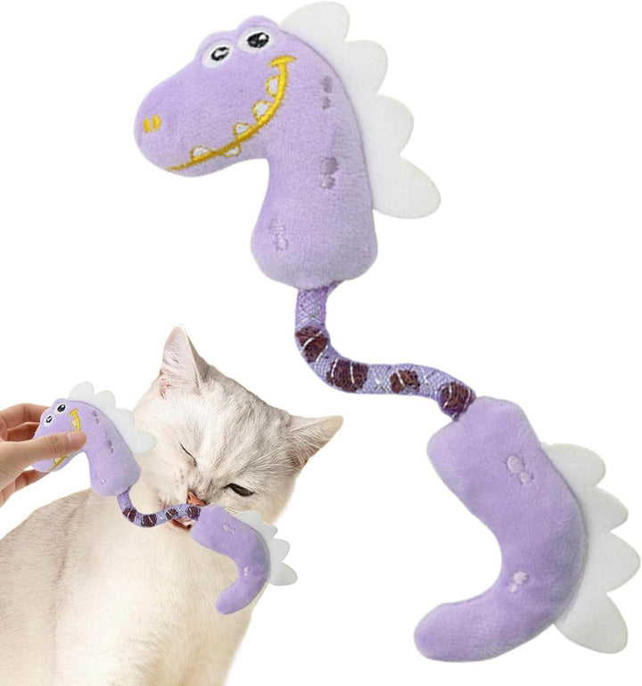 Cat Toys Cat Chew Toy For Teeth Cleaning Catnip Rope Toys For Cats Springs Cat Toy Interactive Cat Kicker Toys For Indoor Cats - ZEYTONCART