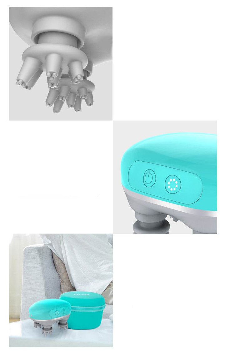 Massager Electric Kneading Vibration Charging Scalp Head - ZEYTONCART