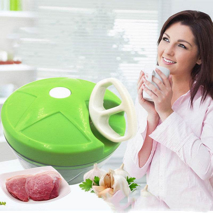 Multifunction Vegetable Fruit Twist Shredder Manual Meat Grinder Chopper Garlic Cutter - ZEYTONCART