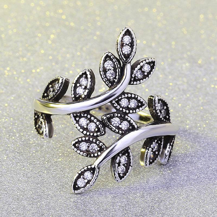 Tree of Life Rings Black Vintage Rings - ZEYTONCART