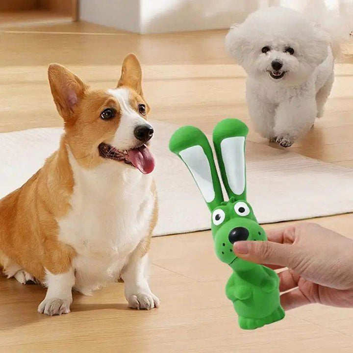 Pet Latex Toys Hippo Squeaky Toys Animal Latex Chew Toys Soft Interactive Dog Toys Crinkle Pet Supplies For Inside Dog And Pet - ZEYTONCART