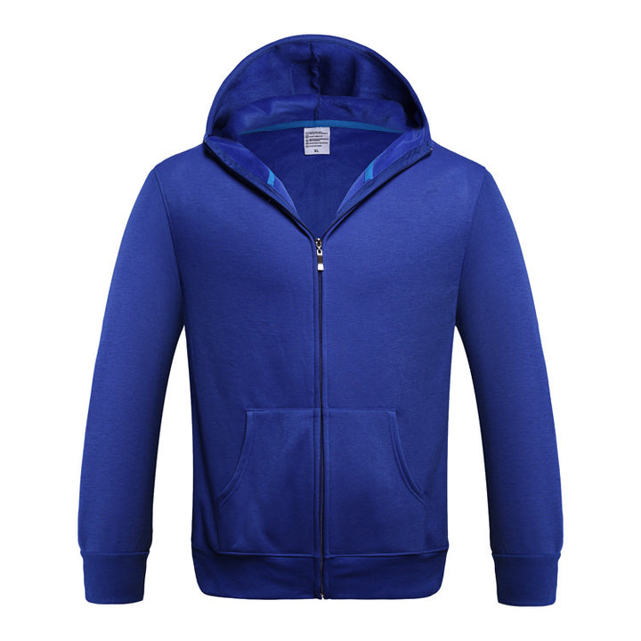Autumn and winter men's Plush zipper Hoodie - ZEYTONCART