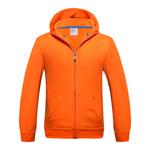 Autumn and winter men's Plush zipper Hoodie - ZEYTONCART