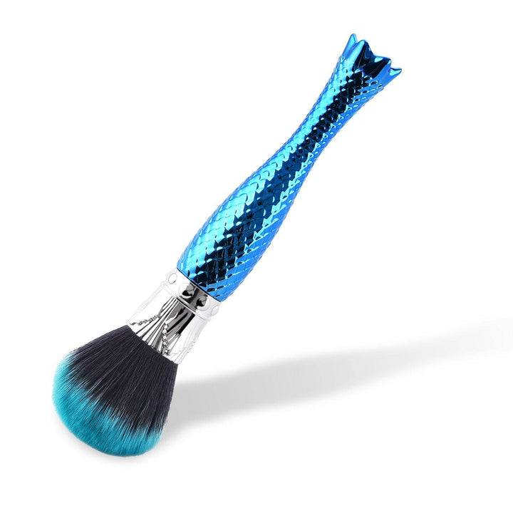 Single makeup brush makeup tool blue - ZEYTONCART