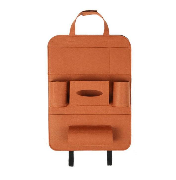 Auto Car Backseat Organizer Car-Styling Holder Multi-Pocket Seat Wool Felt Storage Multifunction Vehicle Accessories Bag - ZEYTONCART