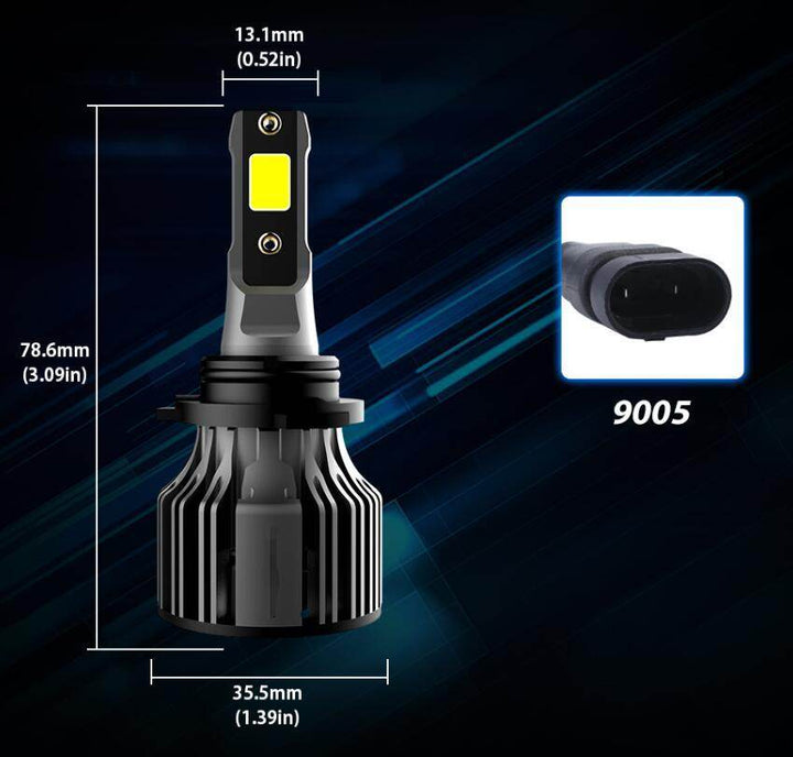 Car LED Headlight Bulbs 6000K Auto Headlamp Kit - ZEYTONCART