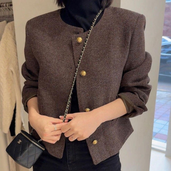Wool Women's Short Coat Autumn And Winter - ZEYTONCART