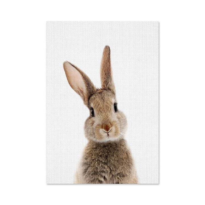Woodland Nursery Wall Art Animal Canvas Painting - ZEYTONCART