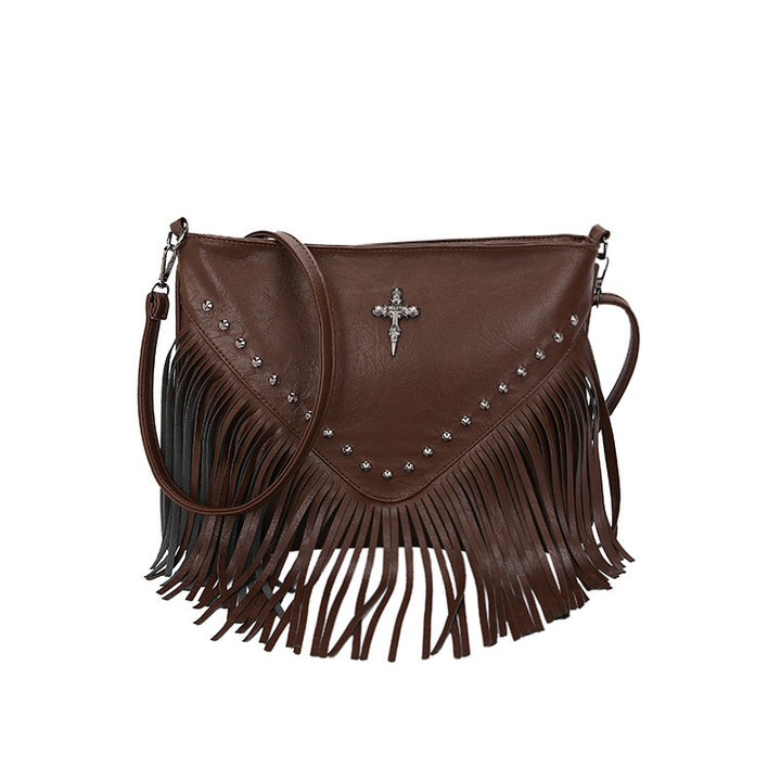 Women's Fashion Rivet Crossbody Bag - ZEYTONCART