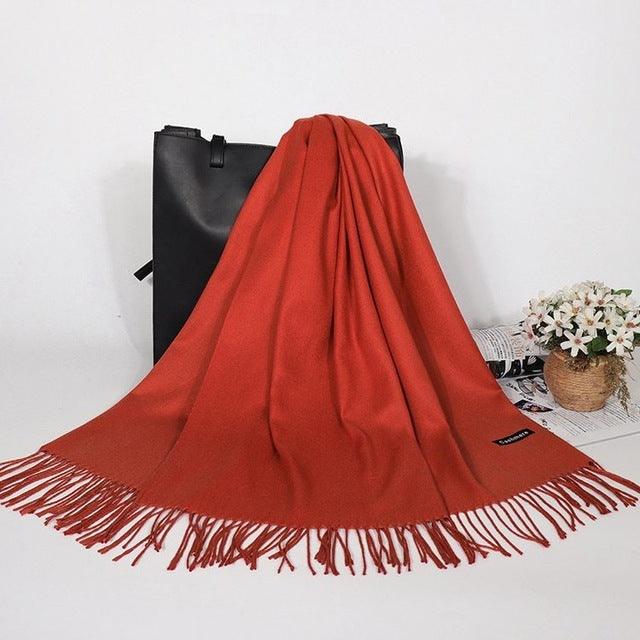 Winter Cashmere Women Scarf Female Luxury Brand Scarves Lady - ZEYTONCART