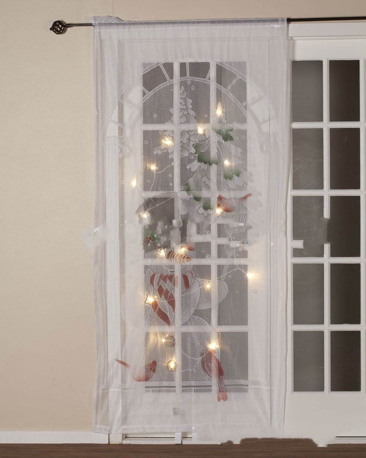 Merry Christmas Santa Claus Snowman Deer Christmas Present Christmas Curtains Vertical Blackout Curtains Living Room Bedroom - ZEYTONCART