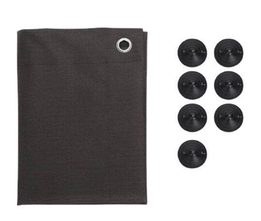 Portable Home Magic Patch Printed Curtains - ZEYTONCART