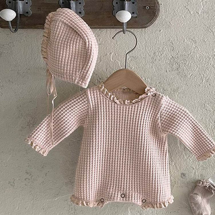 Baby Waffle Onesie Children's Clothing For Boy And Girl - ZEYTONCART
