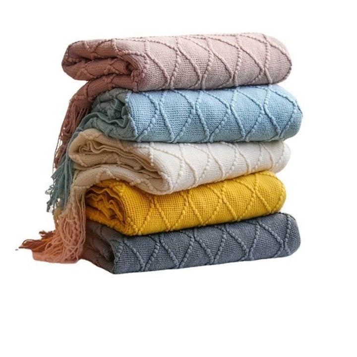Sofa Blanket Cover Blanket Nordic Office Blanket - ZEYTONCART