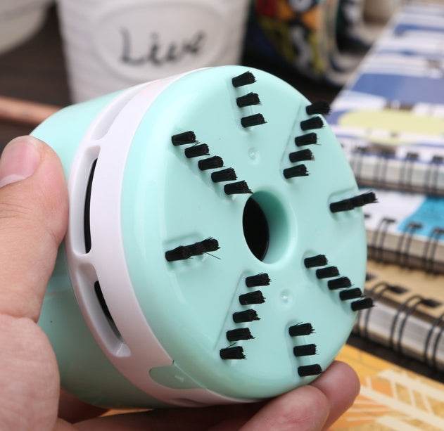 Mini vacuum cleaner cartoon home office car vacuum cleaner desktop dust removal - ZEYTONCART