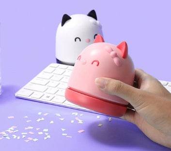 Portable Mini Cute Cat Desk Vacuum Cleaner - ZEYTONCART