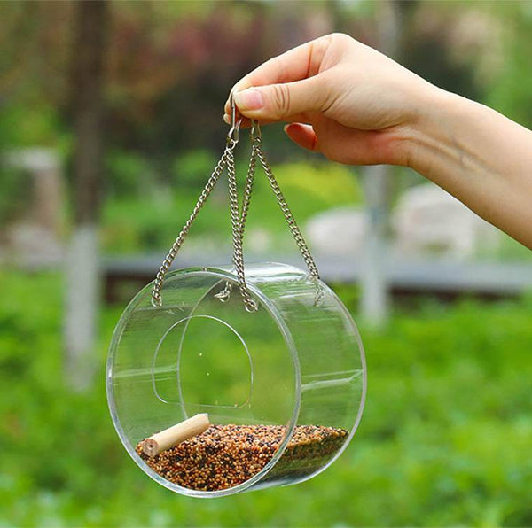 Acrylic Bird Food Box - ZEYTONCART
