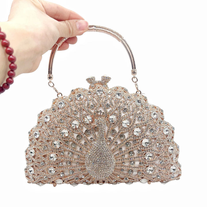 Large Peacock Diamond Every Night Bags Luxury - ZEYTONCART