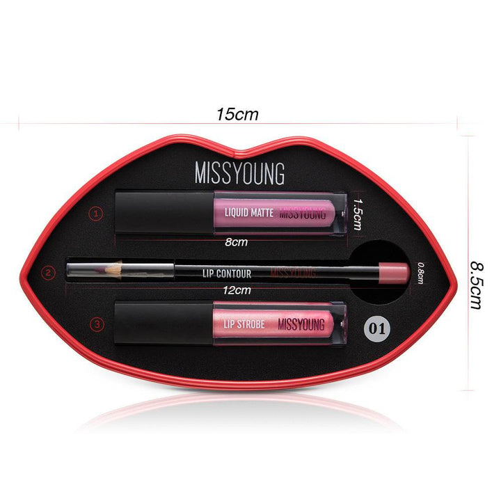Lipstick Matte Pearl Gloss Lipstick Pen - ZEYTONCART