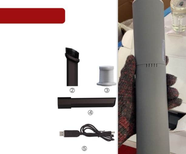 Car Vacuum Cleaner Wireless Charging Portable Mini - ZEYTONCART
