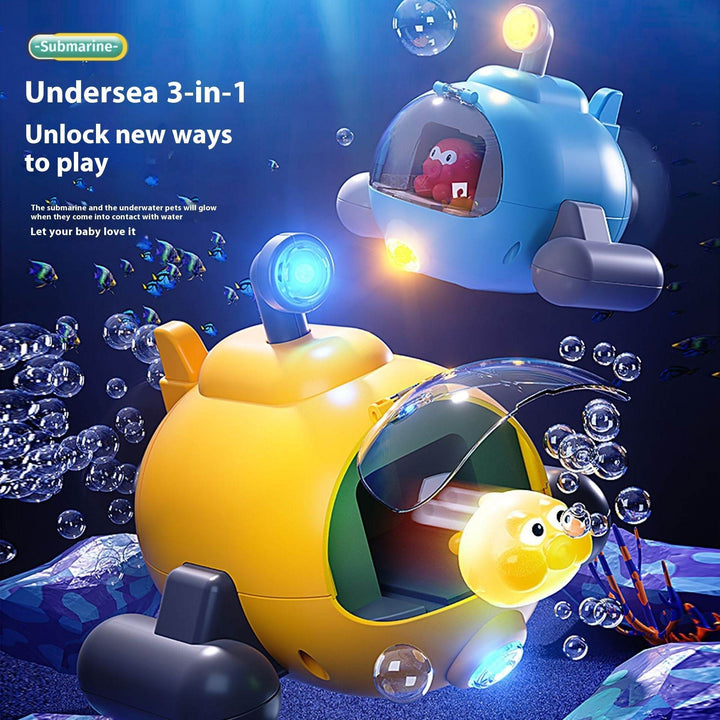 Water Toys Luminous Catapult Submarine Bath Toys - ZEYTONCART