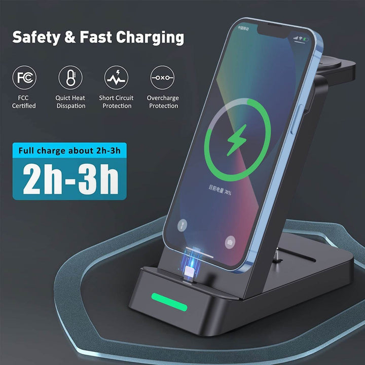 Wireless 3 In 1 Da 65W Fast Wireless Charger - ZEYTONCART