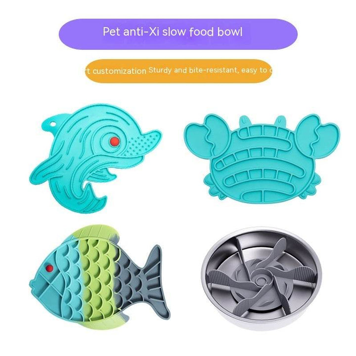Lick Food Plate Pet Slow Food Plate Anti-choke Slow Feeding - ZEYTONCART