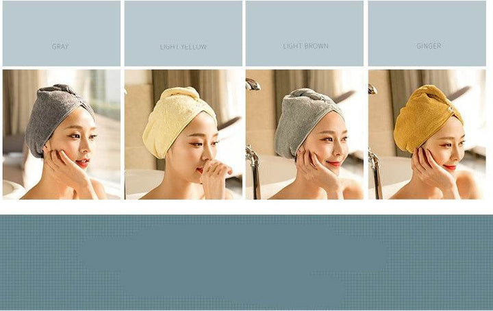 Women's Hair Dryer Cap, Absorbent Dry Hair Towel - ZEYTONCART