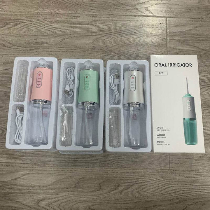 Oral Irrigator 3 Modes USB Rechargeable Water Flosser Portable - ZEYTONCART
