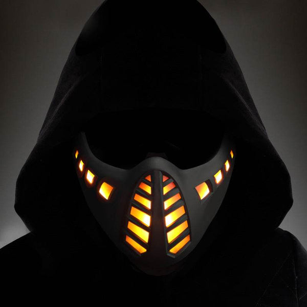 Halloween Carnival LED Half Face Mask - ZEYTONCART