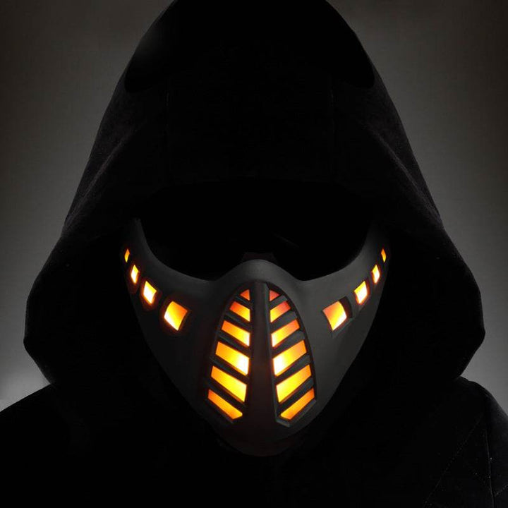 Halloween Carnival LED Half Face Mask - ZEYTONCART