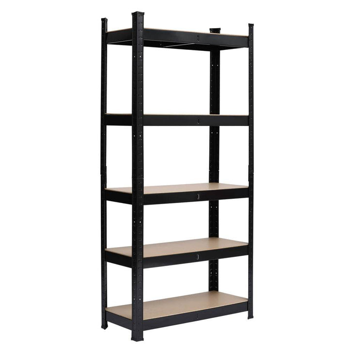 Five-tier Shelves - Black Sprayed - 45x90x180cm - ZEYTONCART
