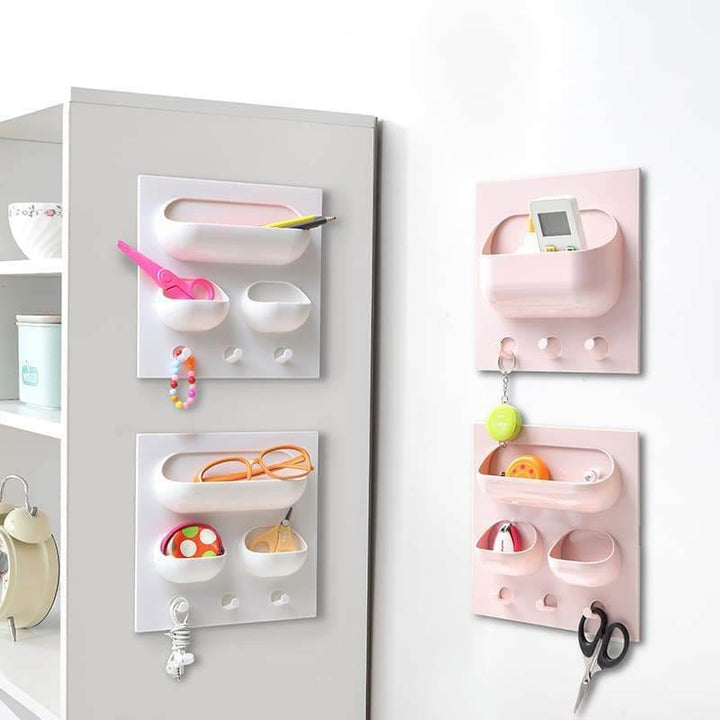 Kitchen Shelves Plastic Free Perforation Household Storage Simple Shelves - ZEYTONCART