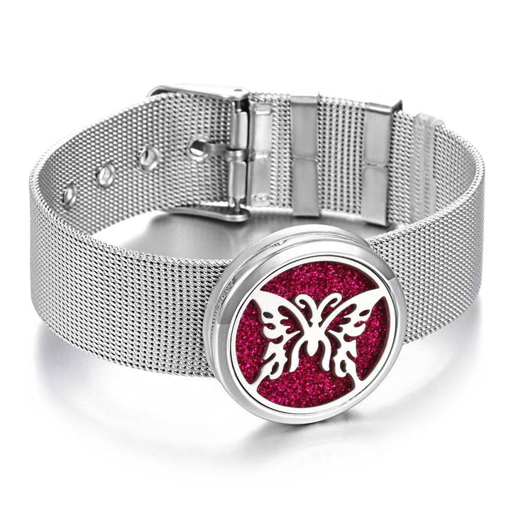Stainless Steel Aromatherapy Bracelet Perfume Diffuser - ZEYTONCART