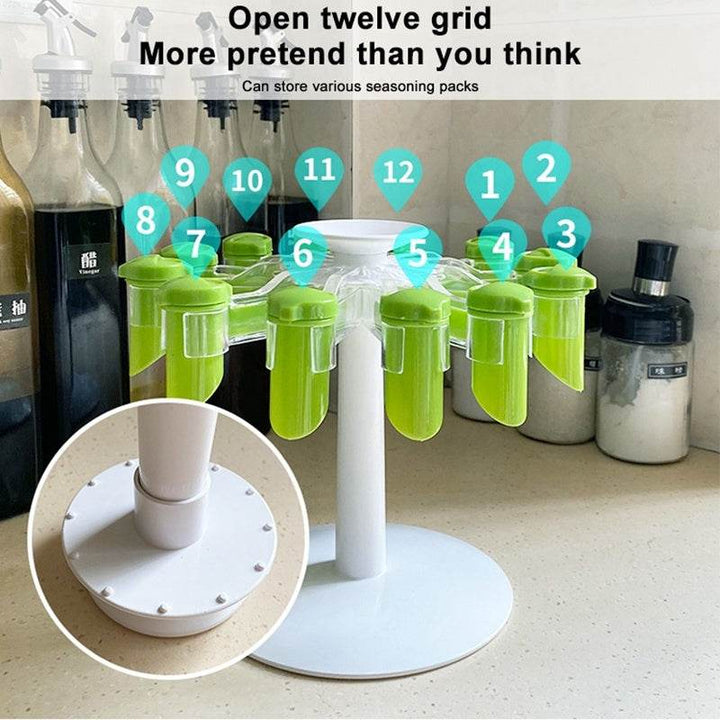ZEYTON CART 360 Degree Spice Storage Rack Organizer - ZEYTONCART