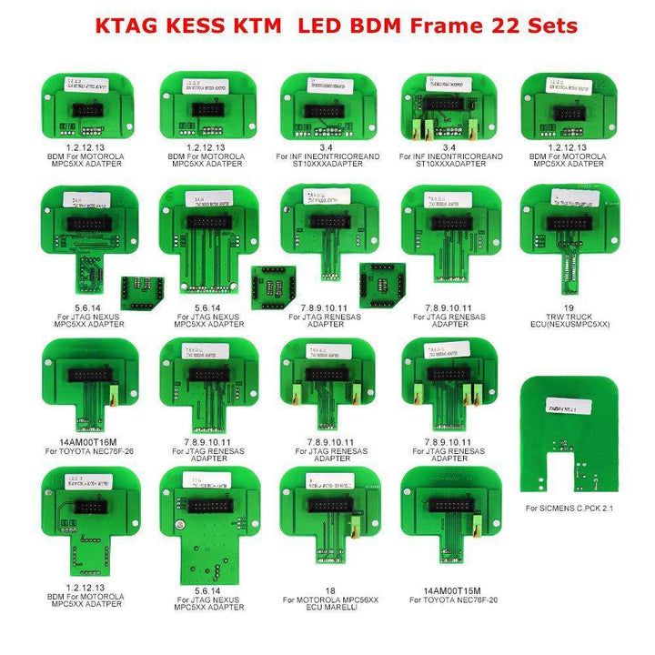 Complete Set Of 22 Adapters For Adjustment Tools - ZEYTONCART