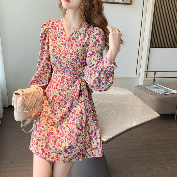 Floral dress women's clothing - ZEYTONCART