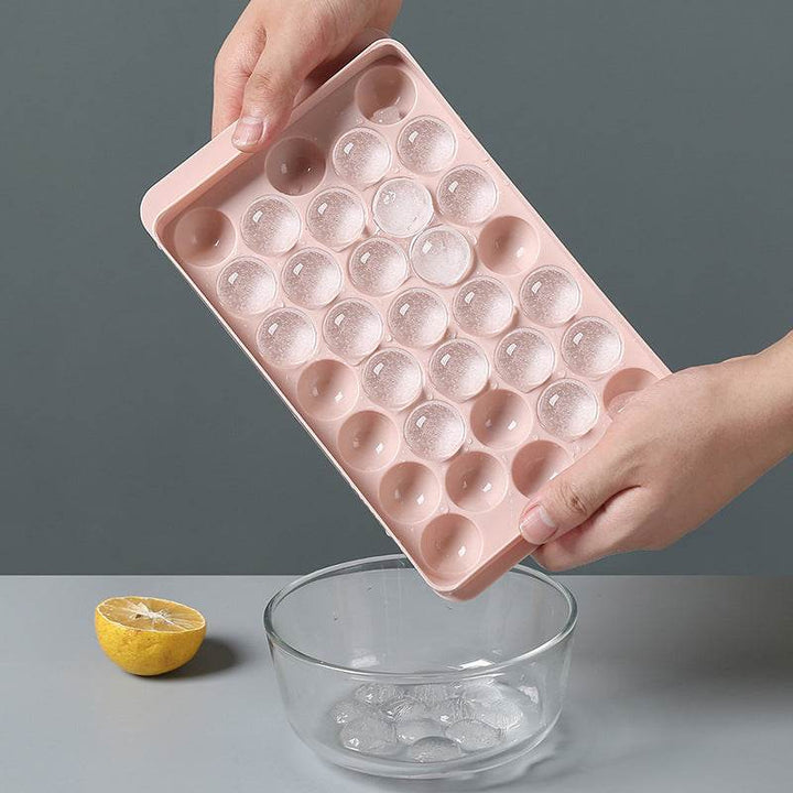 Ice Tray 3D Round Ice Molds Home Bar Party Use Round Ball Ice Cube Makers Kitchen DIY Ice Cream Moulds - ZEYTONCART