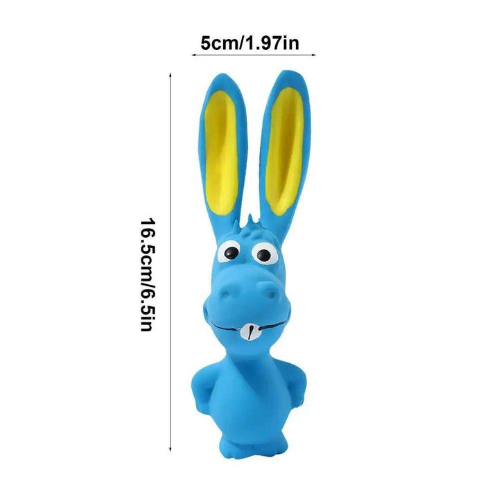 Pet Latex Toys Hippo Squeaky Toys Animal Latex Chew Toys Soft Interactive Dog Toys Crinkle Pet Supplies For Inside Dog And Pet - ZEYTONCART