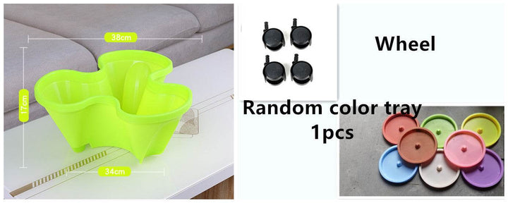 Zeyton Large Balcony Garden Planter in Bright Green - ZEYTONCART