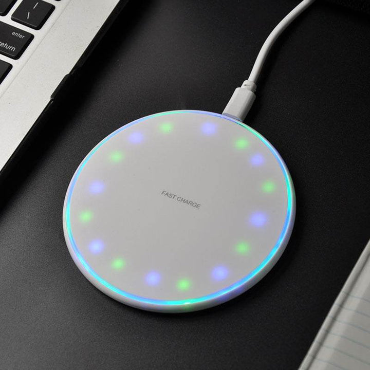 Wireless Charger Round With Indication Function - ZEYTONCART