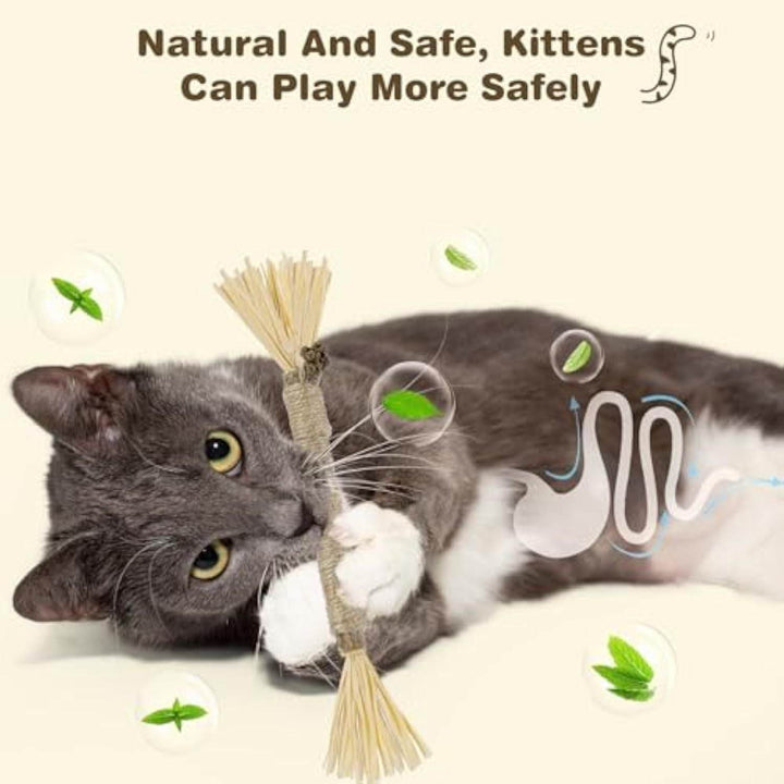 3 Pack Silvervine Sticks For Cats Cat Chew Toy For Dental Care Edible Cat Chew Sticks For Teeth Cleaning Kitty Toys For Indoor Cats - ZEYTONCART