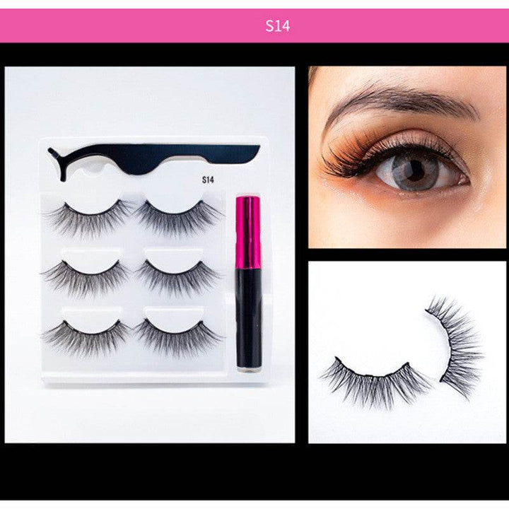 3 Pairs Of Magnetic Eyelashes - ZEYTONCART