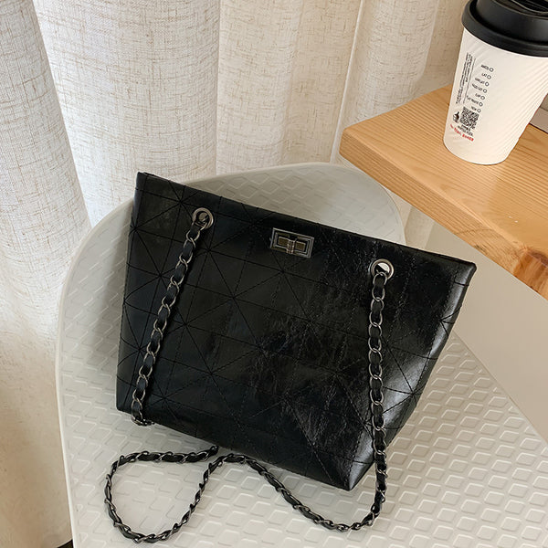 Chain fashion bucket bag - ZEYTONCART