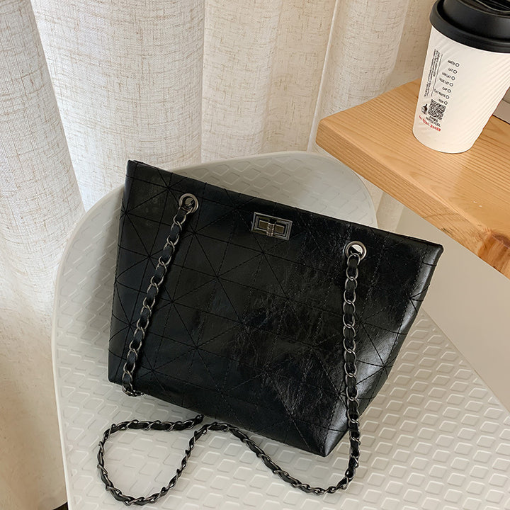 Chain fashion bucket bag - ZEYTONCART