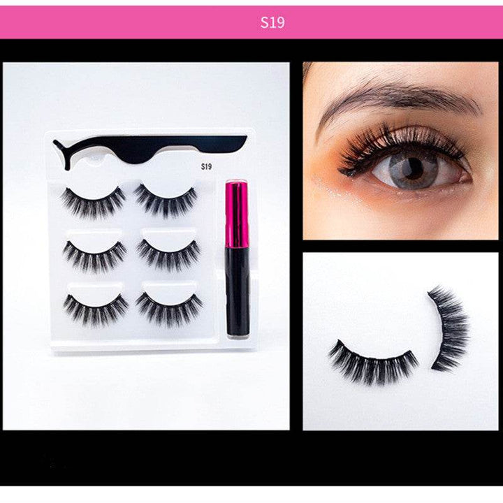 3 Pairs Of Magnetic Eyelashes - ZEYTONCART